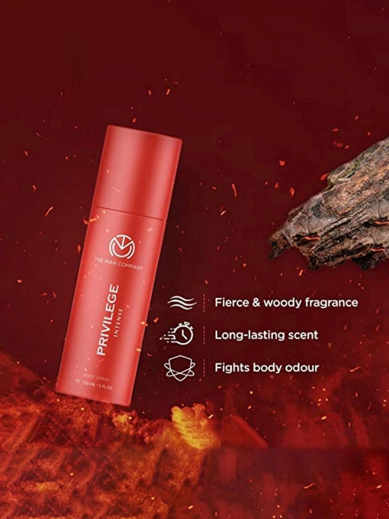 THE MAN COMPANY Privilege Intense Body Spray Set for Men