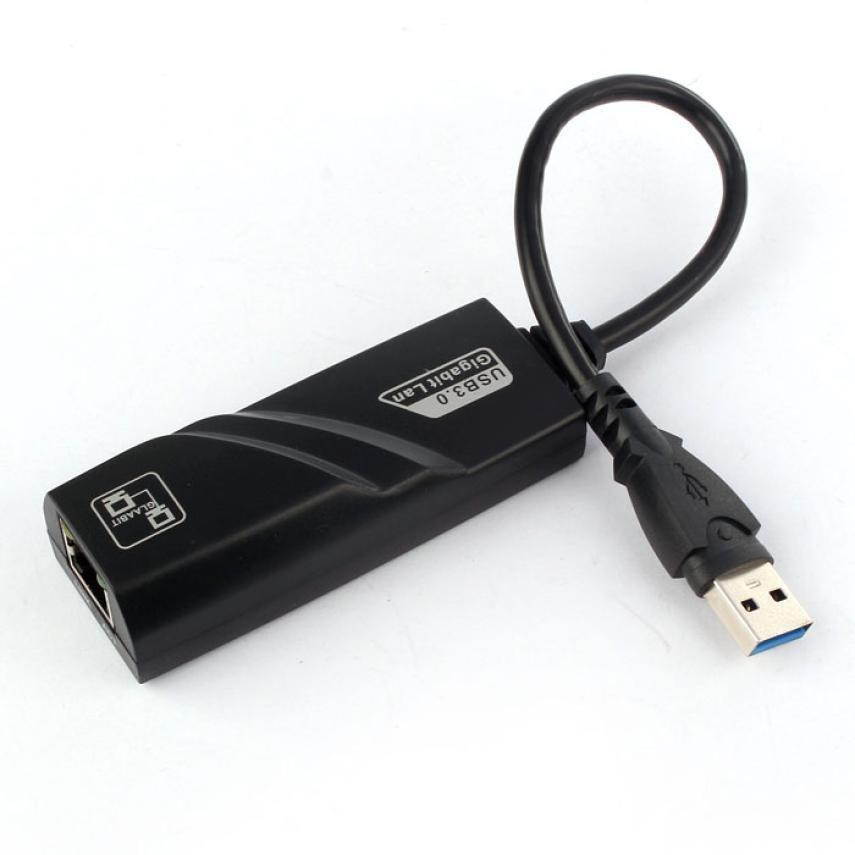 USB 3.0 Gigabit Ethernet Network LAN Adapter for Apple Macbook Air & PC Laptop