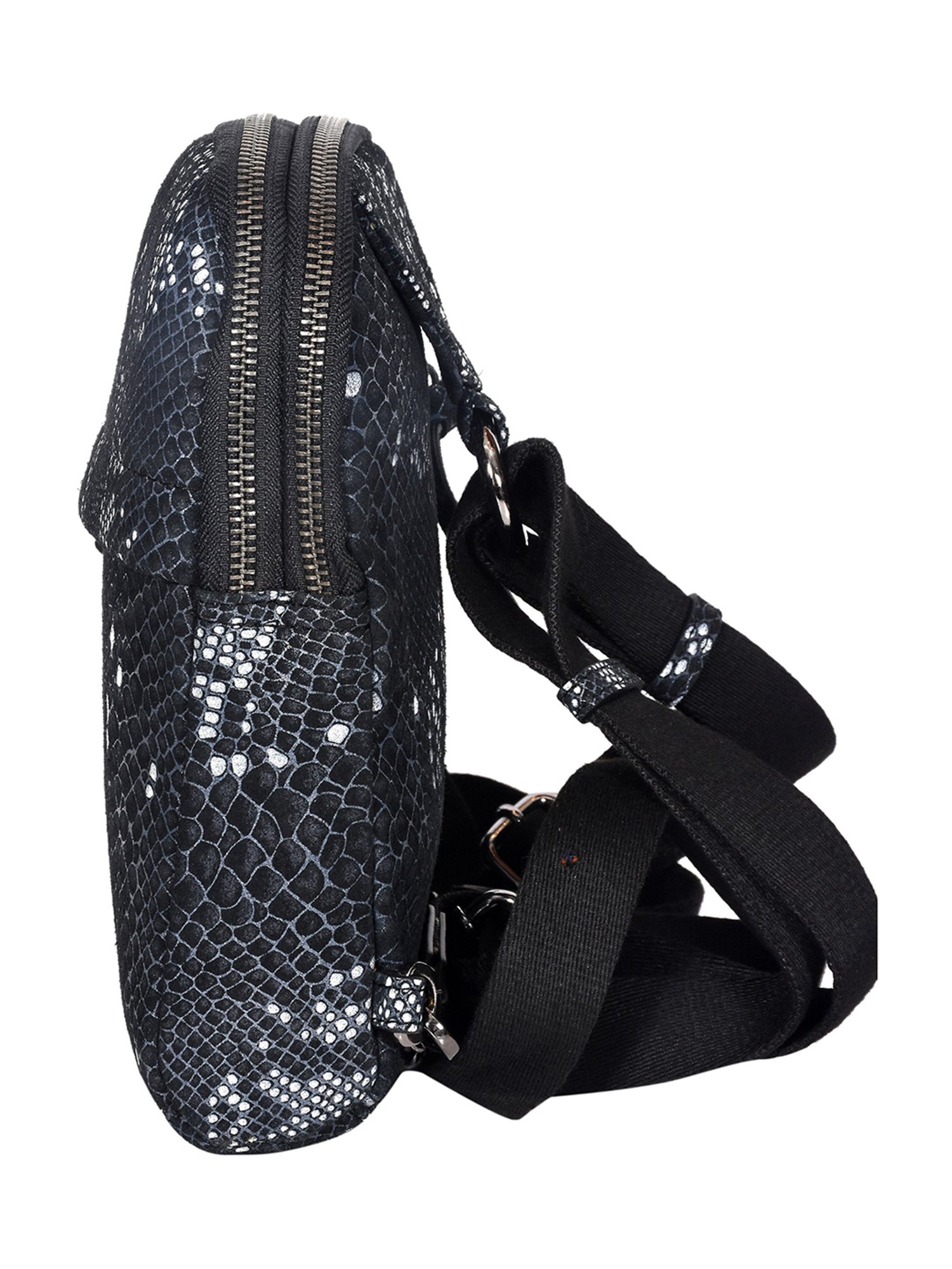 Tohl Fenwick Black Leather Medium Backpack