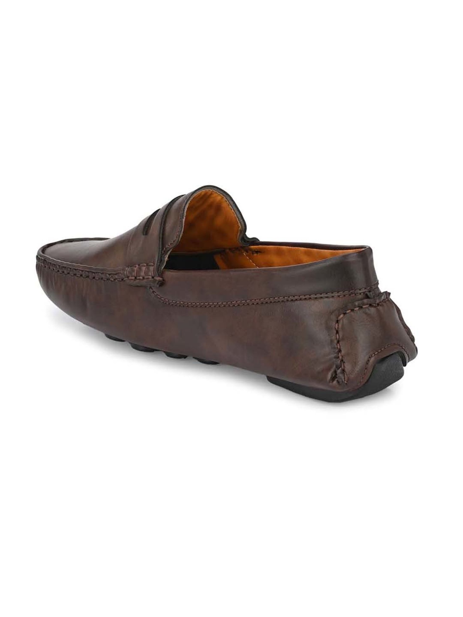 Eego Italy Men's Brown Casual Loafers