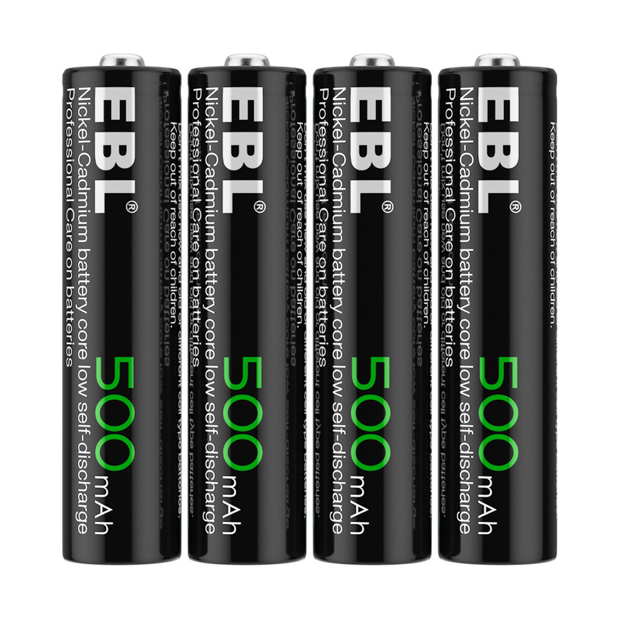 EBL 8 Pcs AAA 1.2V Rechargeable Batteries 500mAh Ni-Cd Battery for TV Keyboards