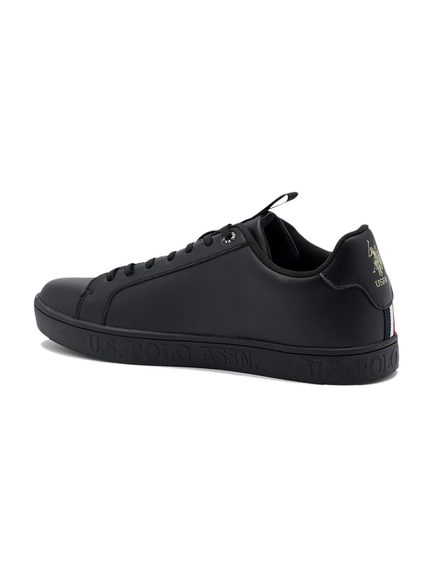 U.S. Polo Assn. Men's Lars Black Casual Sneakers