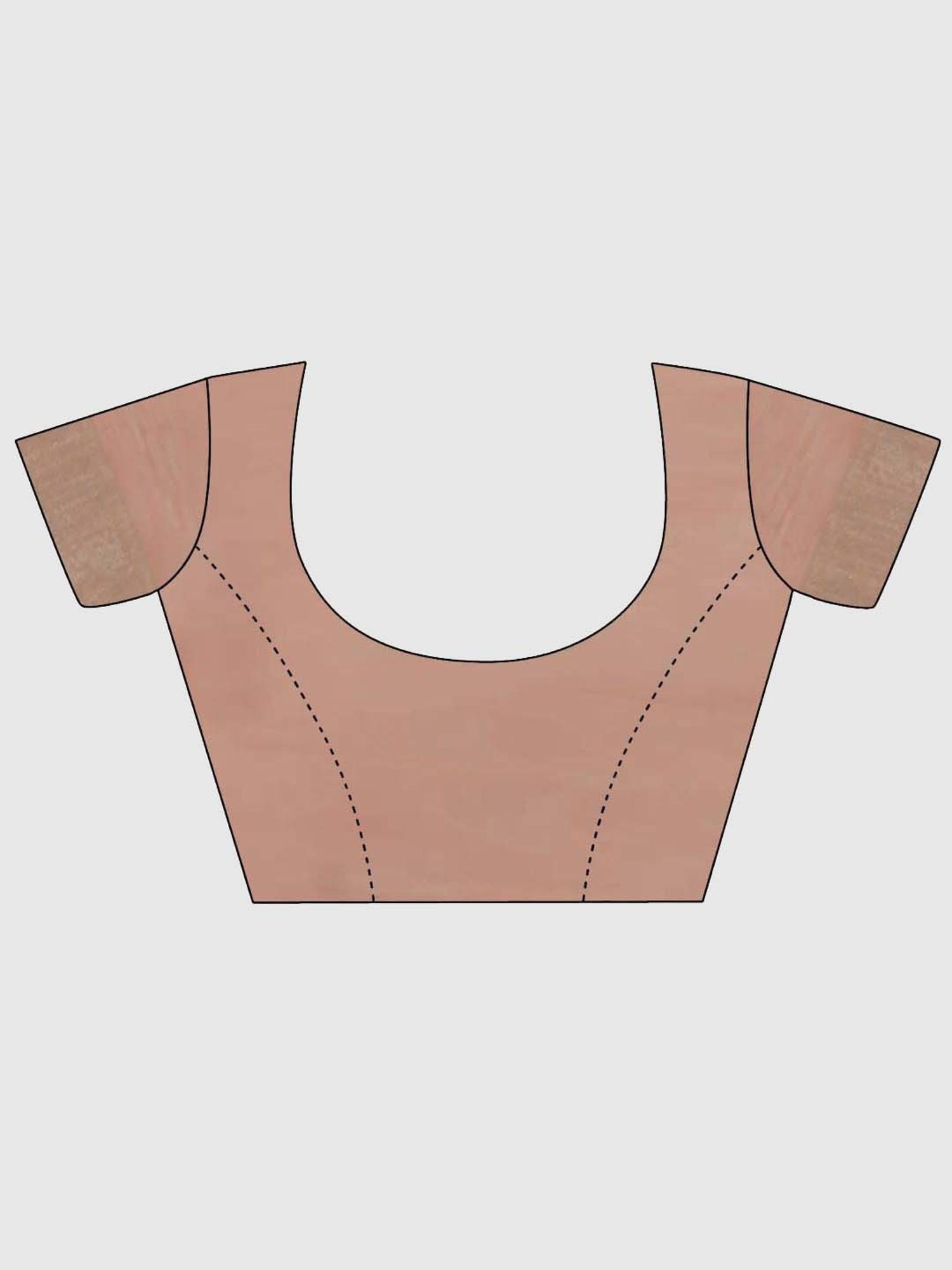 Elora Peach Silk Woven Saree With Unstitched Blouse