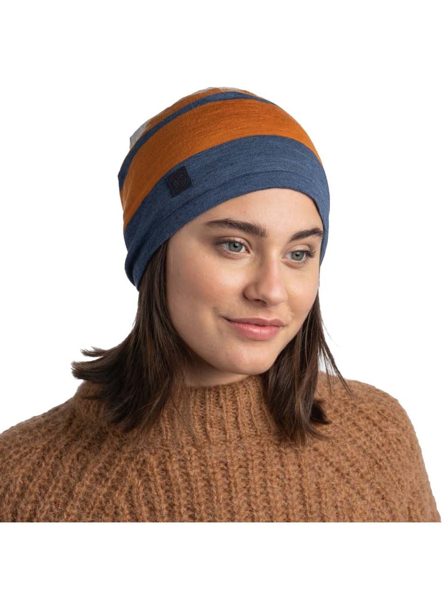 BUFF Merino Move Multicolor Striped Beanies