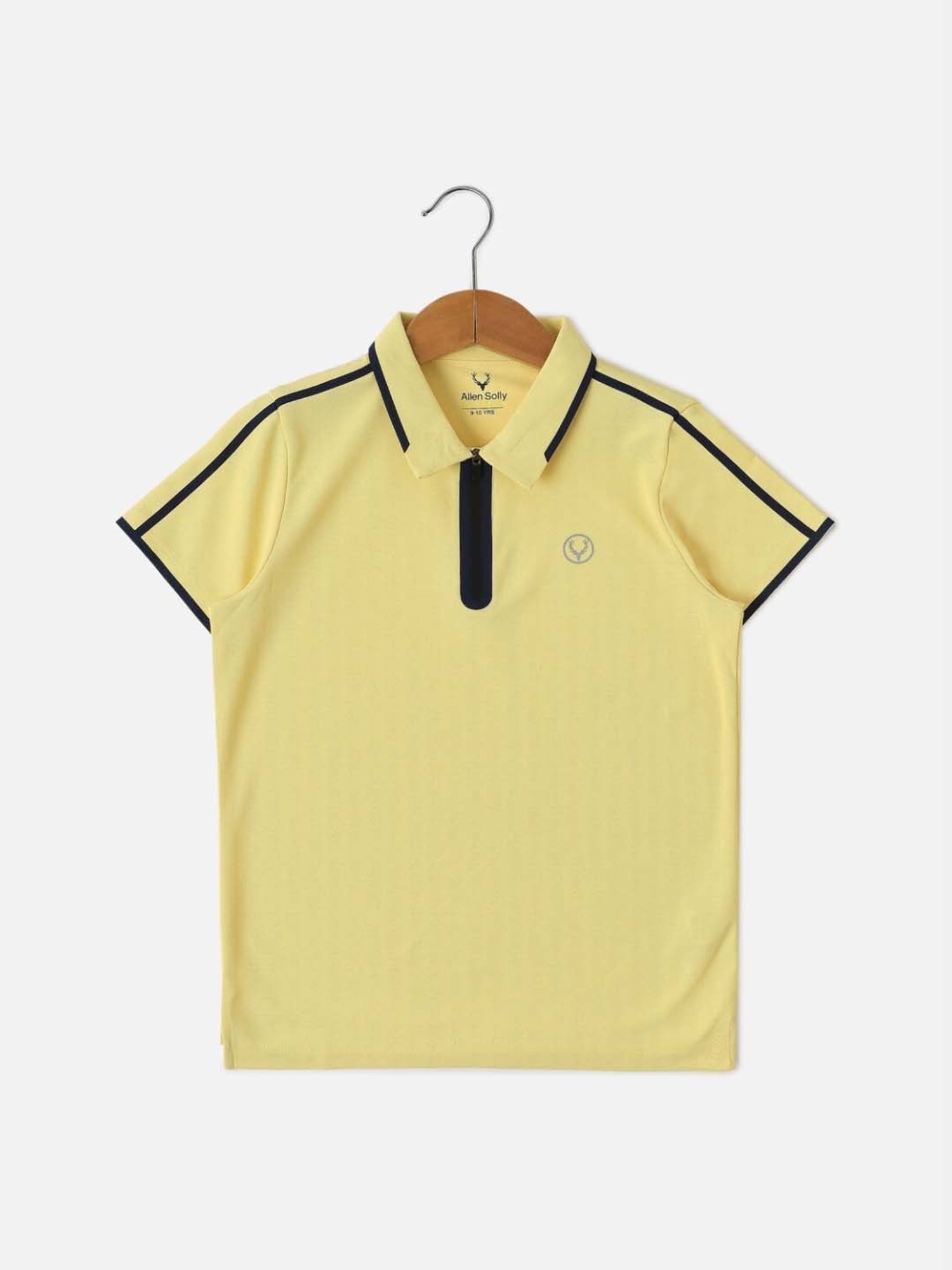 Allen Solly Junior Yellow Logo Polo T-Shirt
