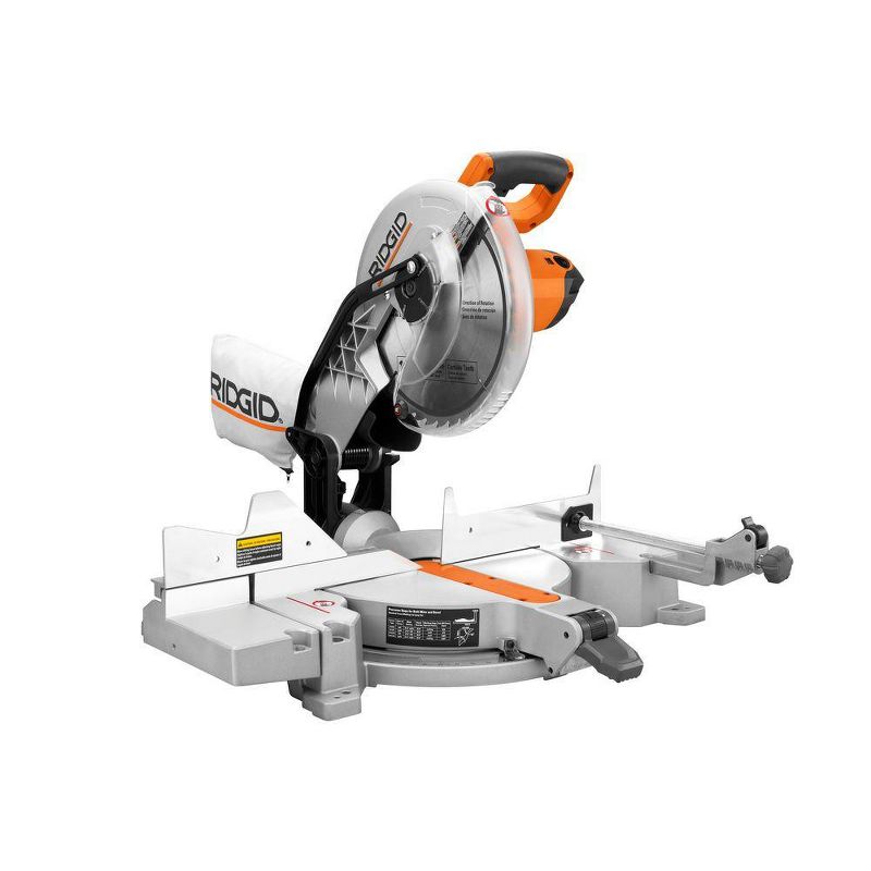 Ridgid ZRR4112 15 Amp 10 in. Dual Bevel Compound Miter Saw