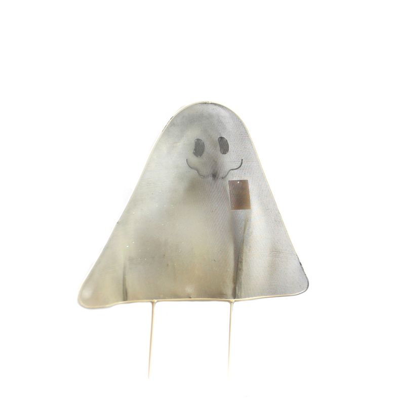 Halloween 15.0" Meah Ghost Yard Stake Sm Outdoor Decor  -  Decorative Garden Stakes