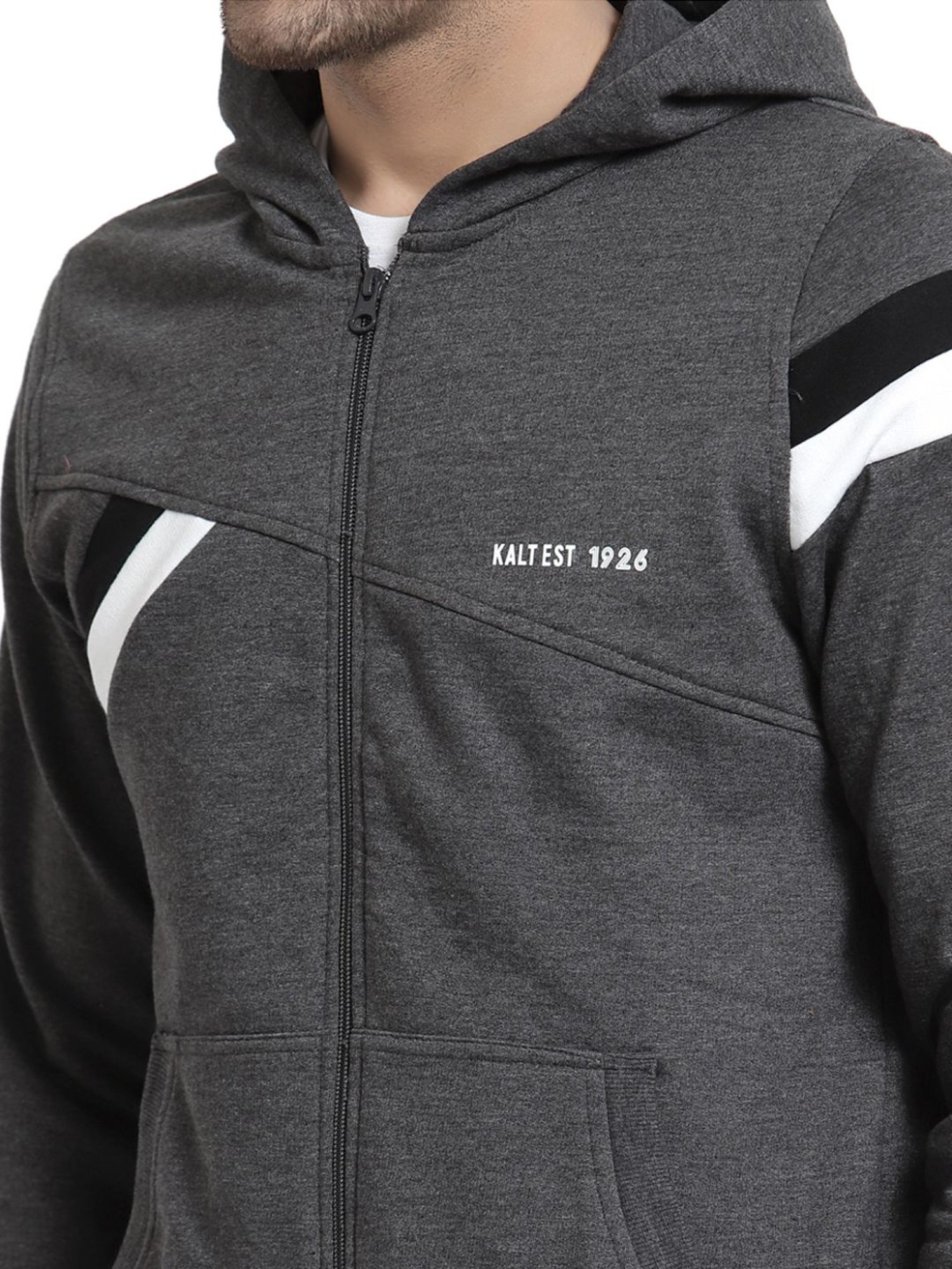 Forca Black Regular Fit Printed Sweatshirt