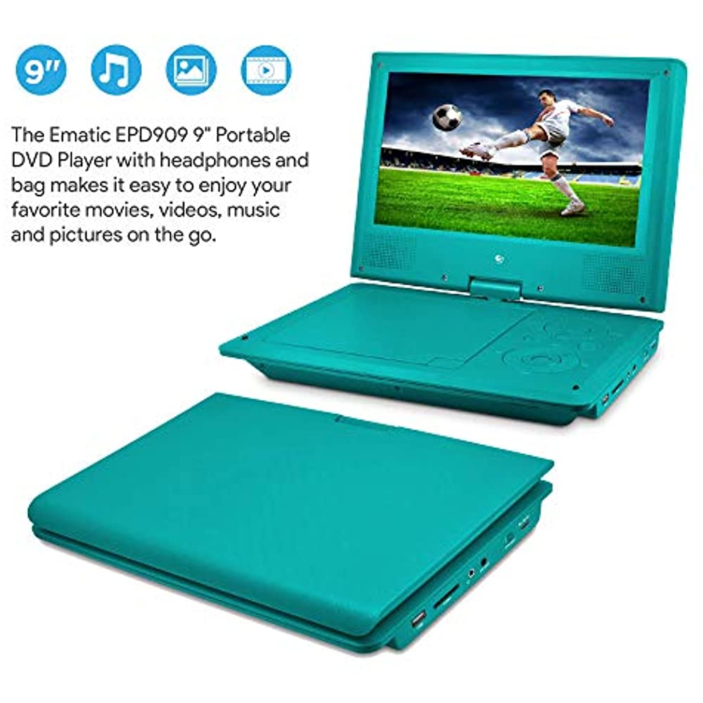 Ematic EPD909TL Portable DVD Players