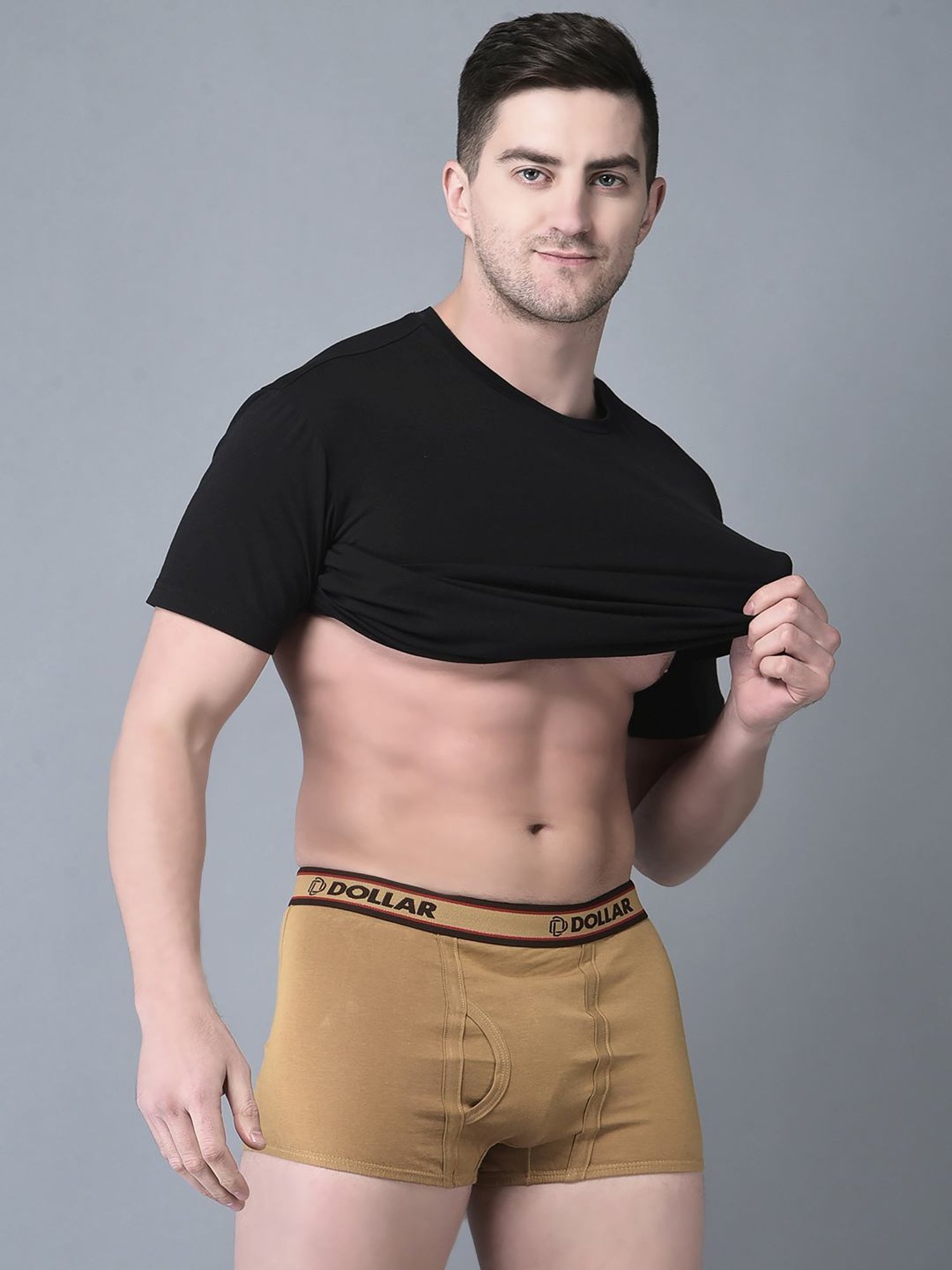 Dollar Bigboss Assorted Cotton Regular Fit Trunks - Pack Of 7