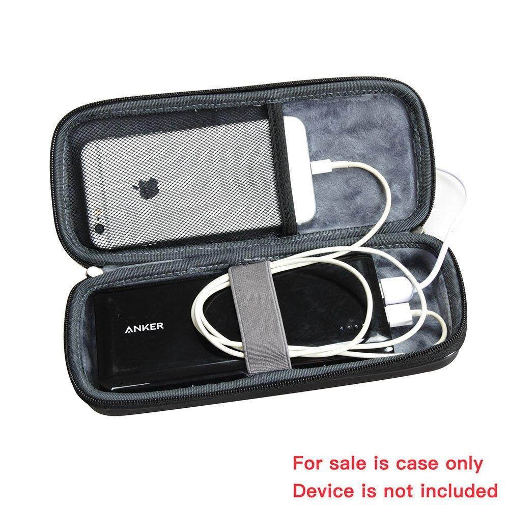 travel eva hard protective case carrying pouch bag fits anker astro e6 e7 powercore+ 26800 premium compact portable charger ext