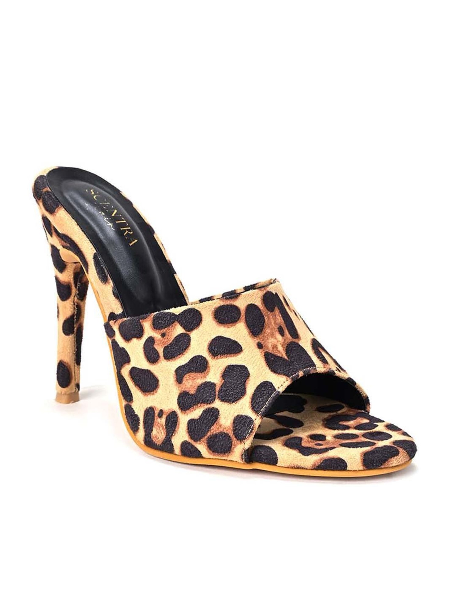 Scentra Women's Beige Casual Stilettos