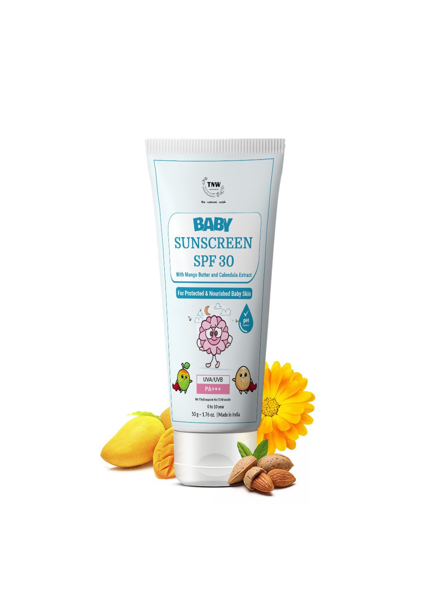 TNW-The Natural Wash Baby Sunscreen SPF 30 - 50 gm