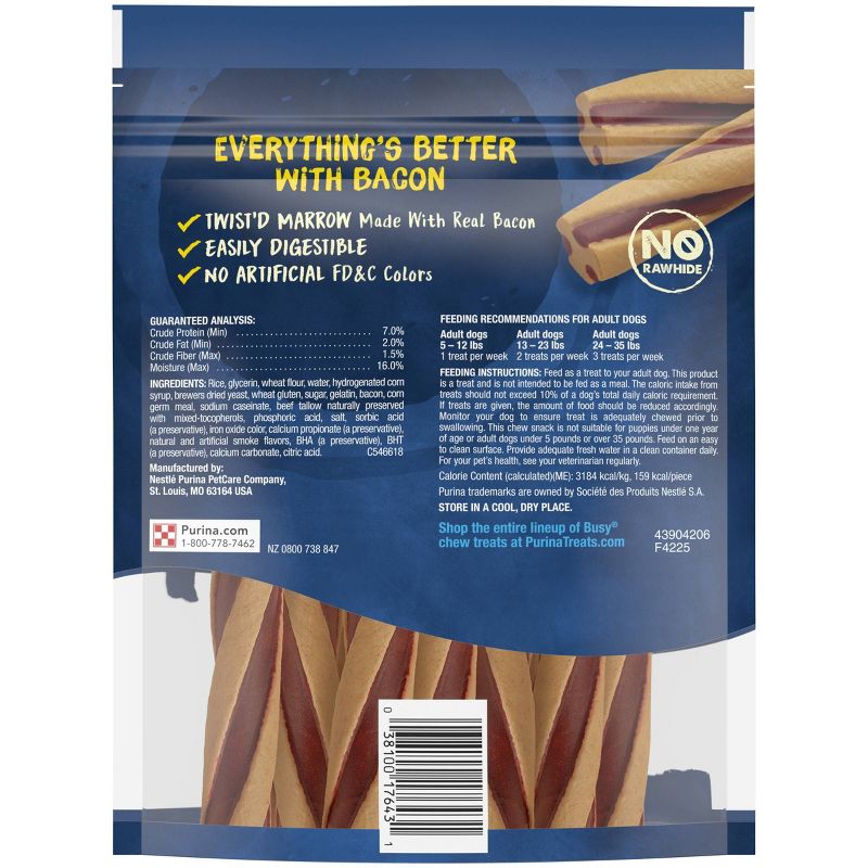 Purina Busy with Beggin'  Small Breed Chewy Dog Treats Twist'd Mini - 12ct Pouch