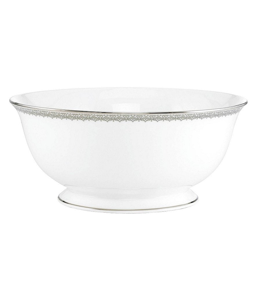 Lenox Artemis Floral Platinum Bone China Accent Salad Plate