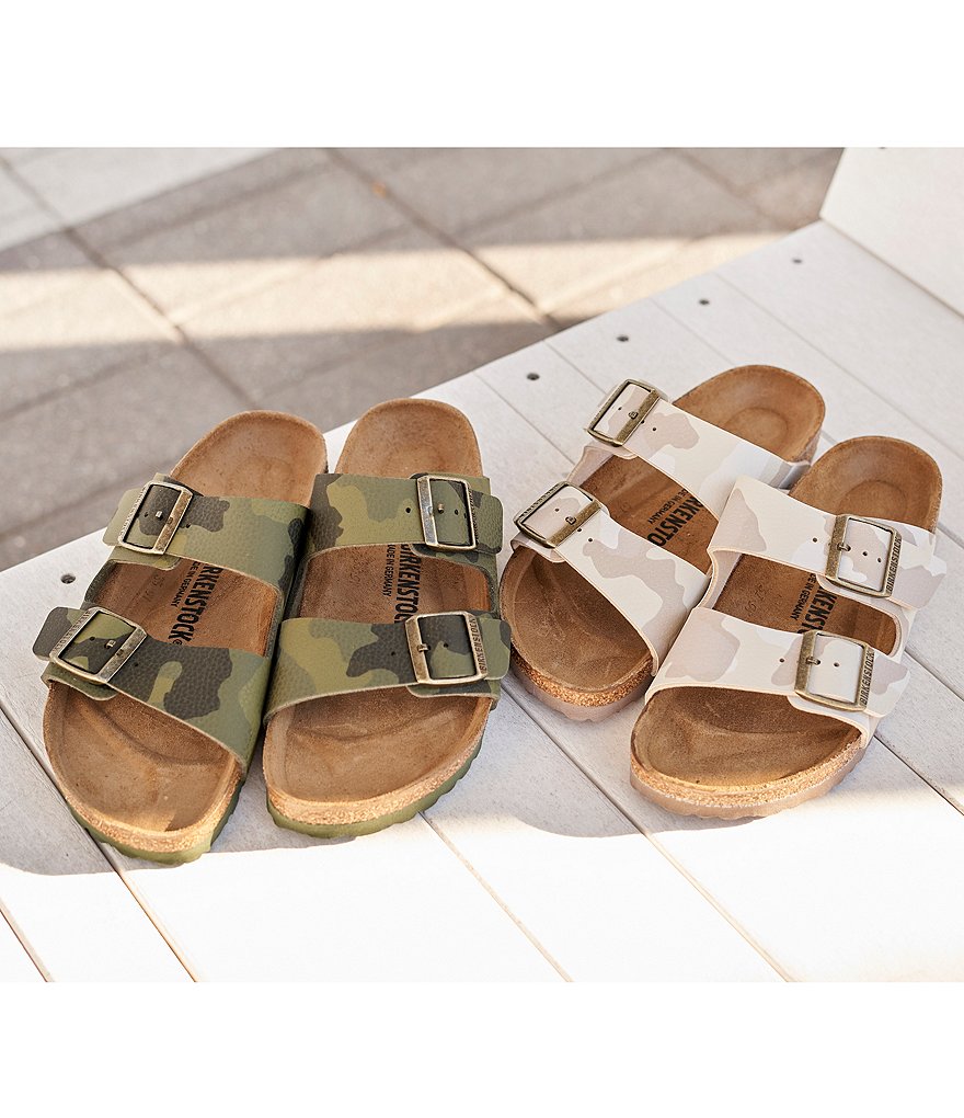 Birkenstock Women's Arizona Camo Double Buckle Strap Sandals