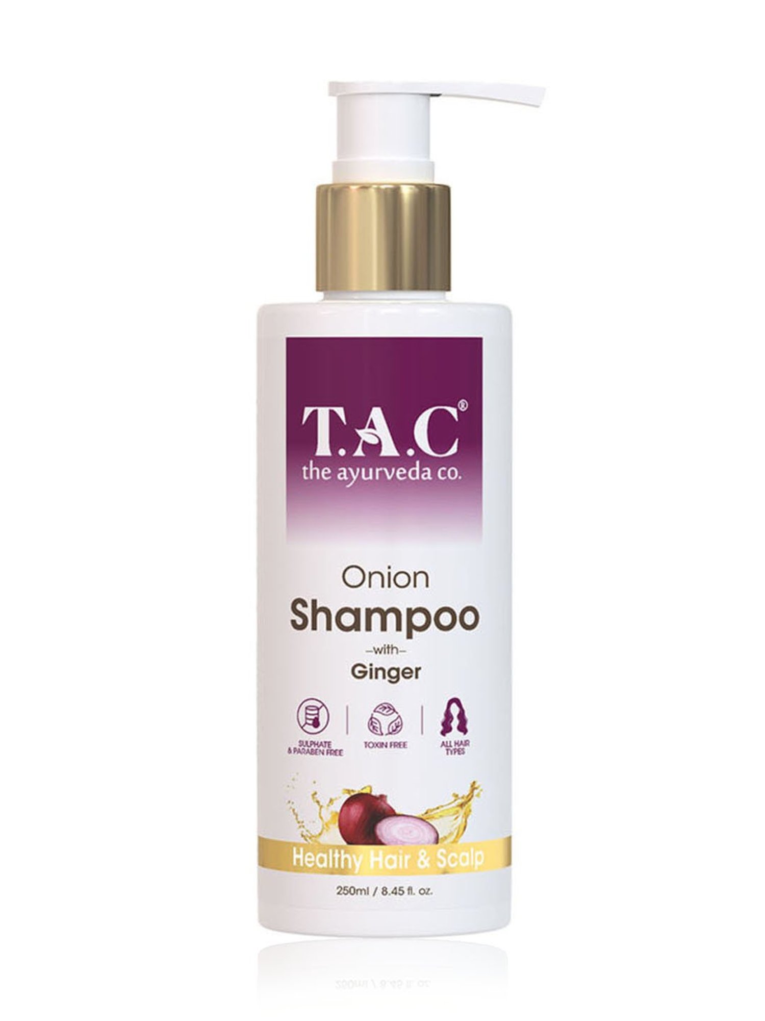 TAC - The Ayurveda Co. Onion Hair Shampoo for Hair Growth & Hair Fall Control - 250 ml