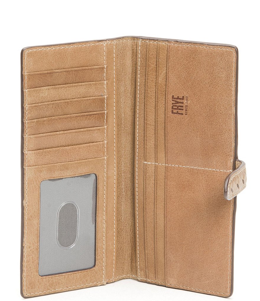 Frye Reed Slim Leather Snap Wallet