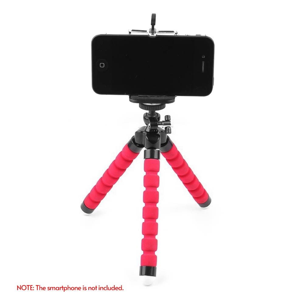 Portable Mini Octopus Tripod Stand with Phone Holder for Live Streaming Selfie