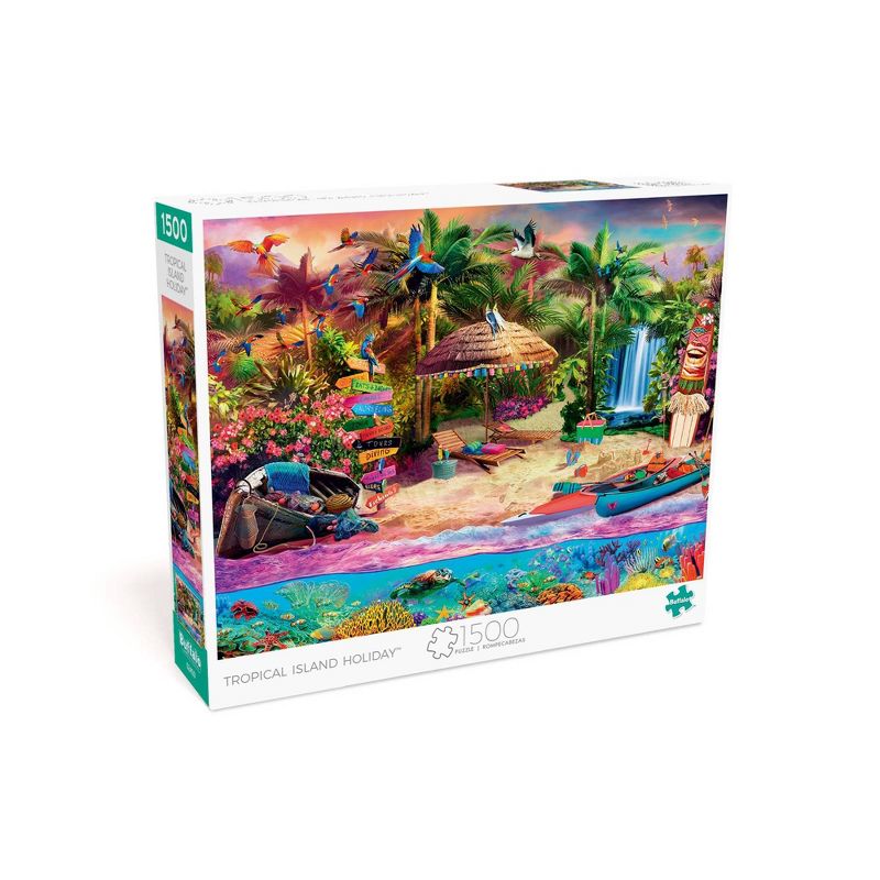 Buffalo Games Art of Play: Tropical Island Holiday Puzzle 1500pc
