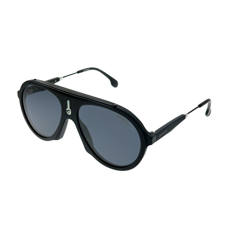 Carrera Flag 003 IR Unisex Aviator Polarized Sunglasses Black 57mm
