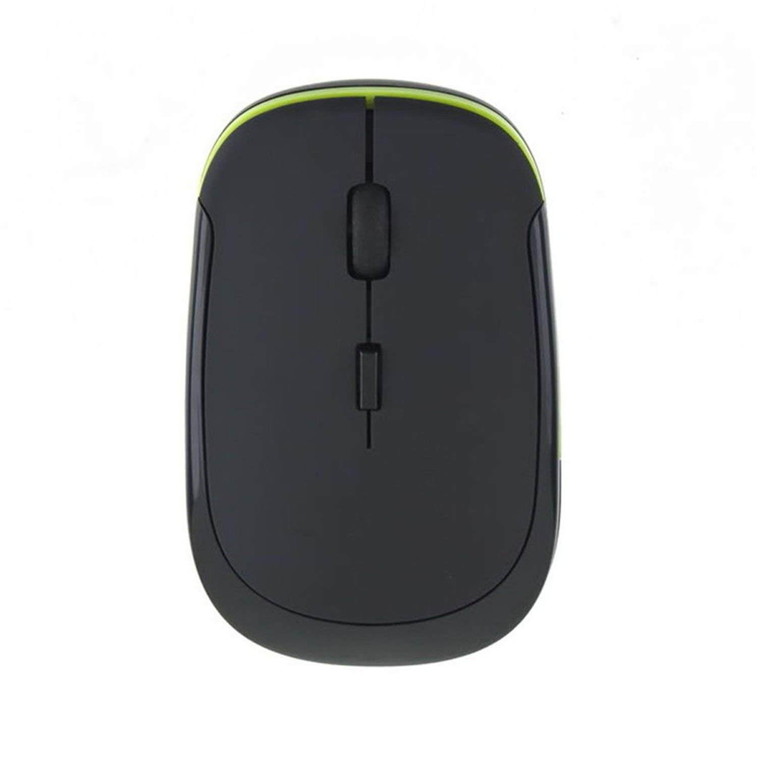 2.4G Wireless Gaming Mouse Optical Mice with USB Receiver Portable Compatible with Notebook, PC, Laptop, Computer MacBook (Black)