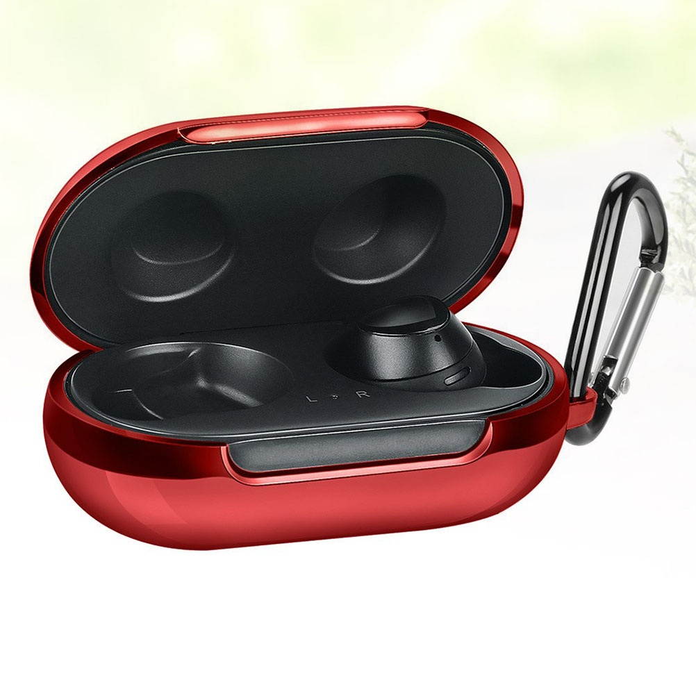 Fashion Wireless Headset Case Protector Shockproof Dustproof Portable Earphone Cover Compatible for Galaxy Buds (Blue)