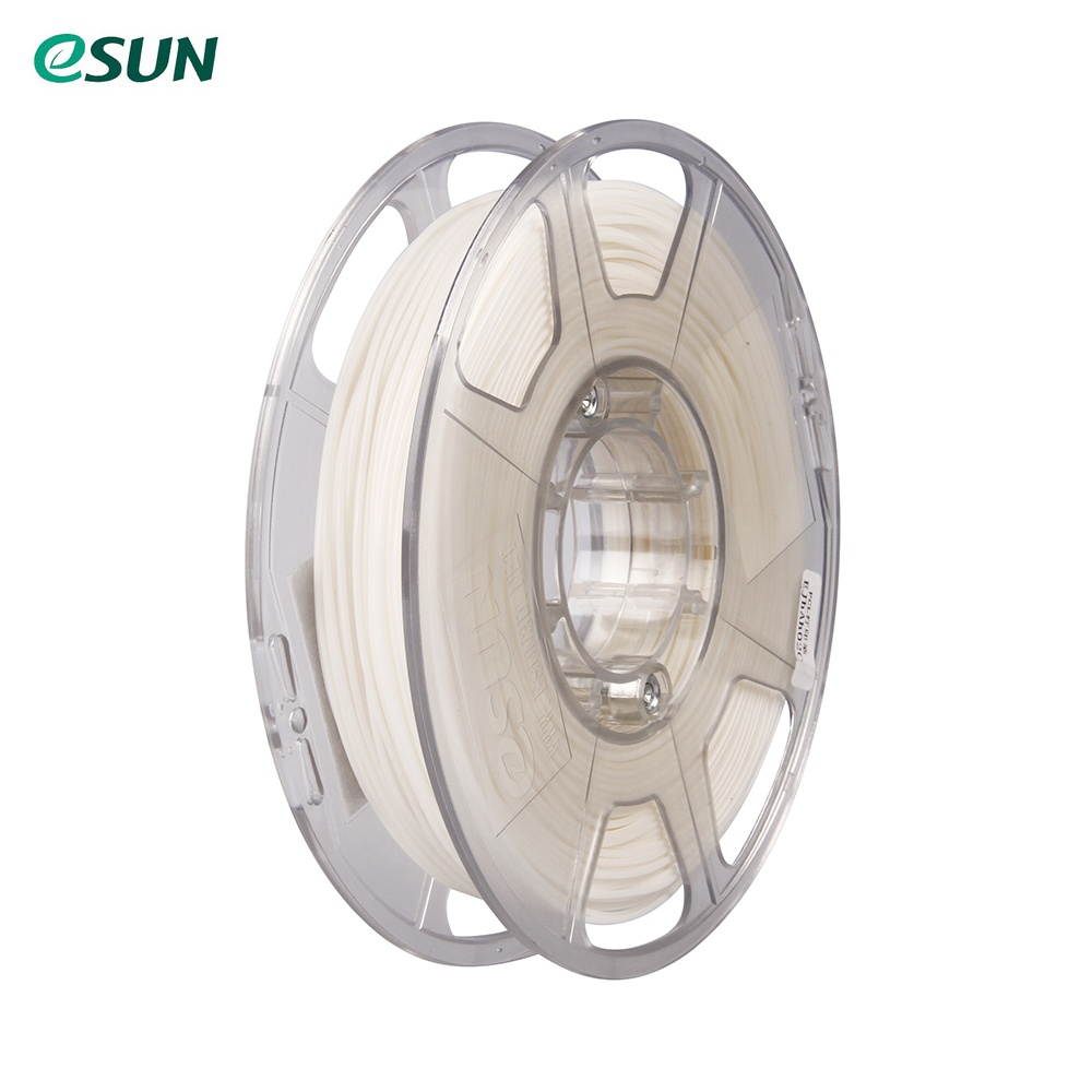 eSUN eLastic TPE 85A 1.75mm Flexible 3D Printer Filament Natural White Material Refills 1kg (2.2lbs) Spool Consumables