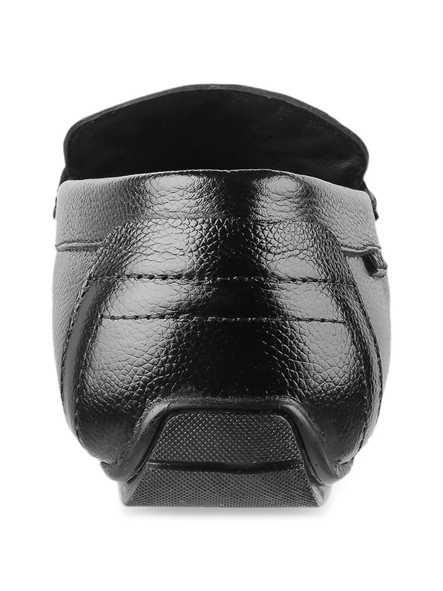 Mochi Men's Black Casual Loafers