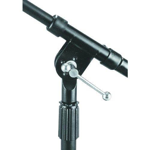 On Stage MS7701B Euro Boom Microphone Stand Black Outfit Of 3