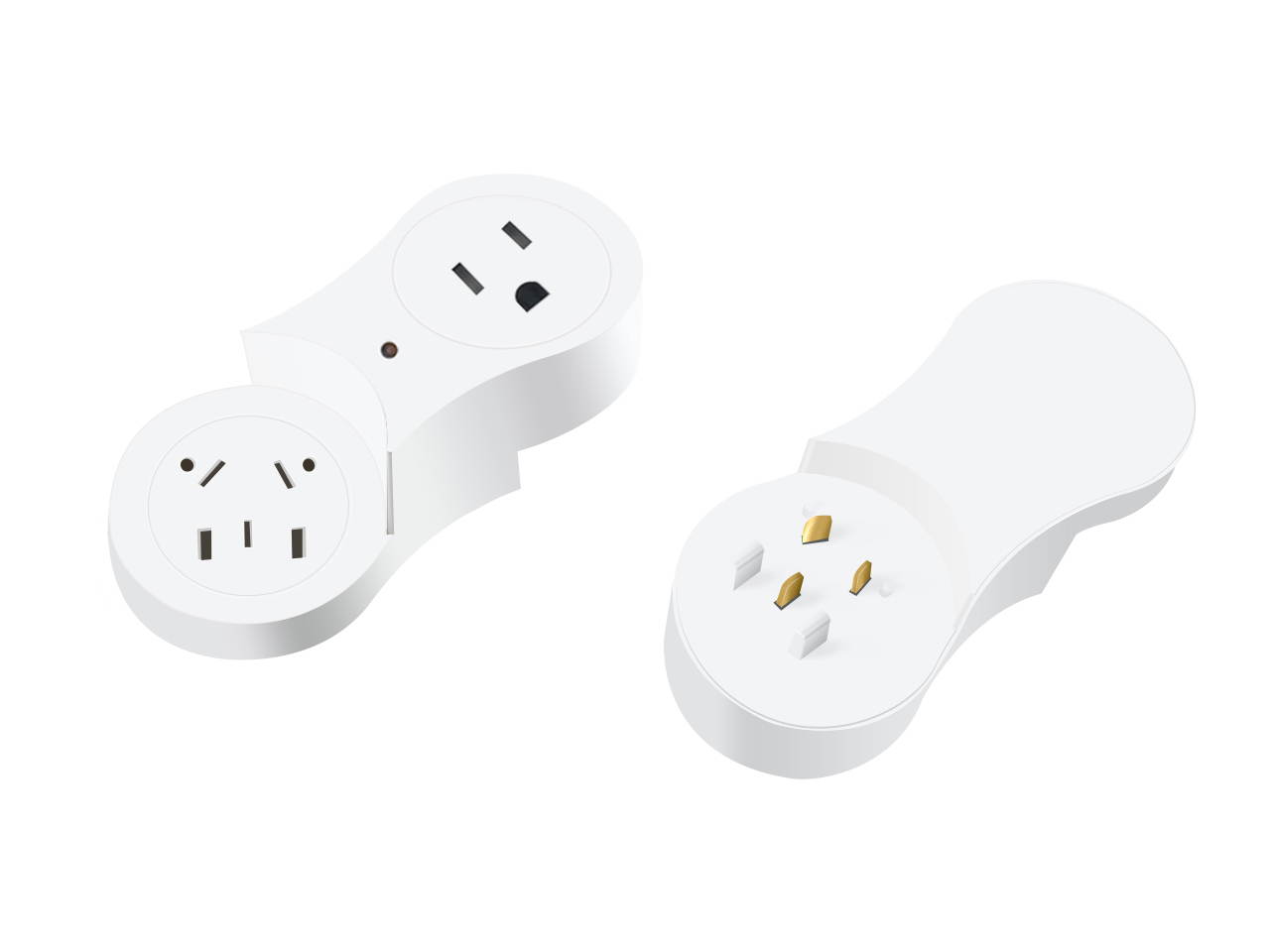 EDu Pivot Smart Power Strip  Smart Sockets Module Removable for DIY ,Smart Power Strip No Hub Required for Extend Socket, Ordinary US Standard Module