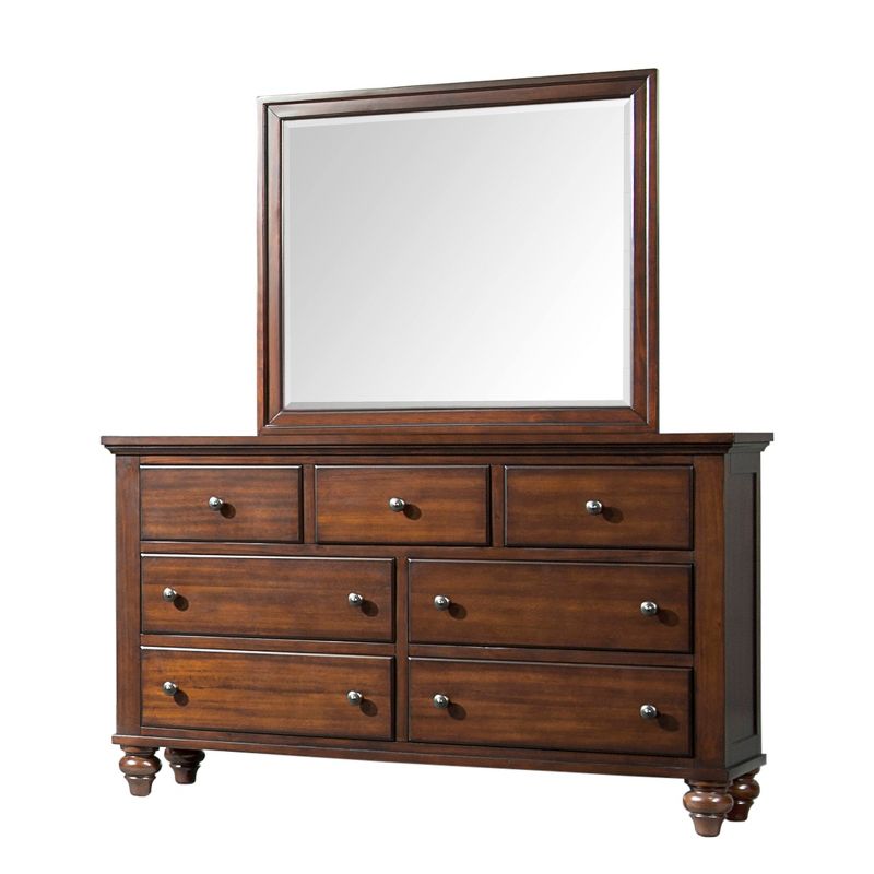 4pc King Channing Storage Bedroom Set Cherry - Picket House Furnishings