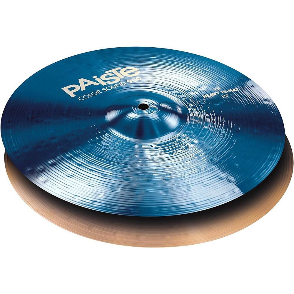 Paiste Color Sound 900 Series Heavy Hi-Hat Cymbals (15" Blue)