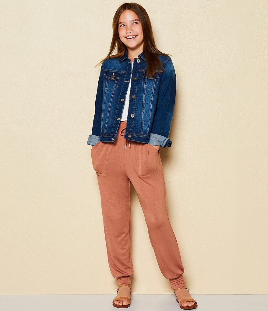 I.N. Girl Big Girls 7-16 Pocketed Woven Jogger Pants