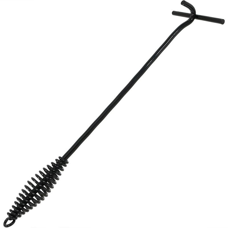 Sunnydaze Decor Cast Iron Dutch Oven Lid Lifter with Spiral Bail Handle 16.5" Black