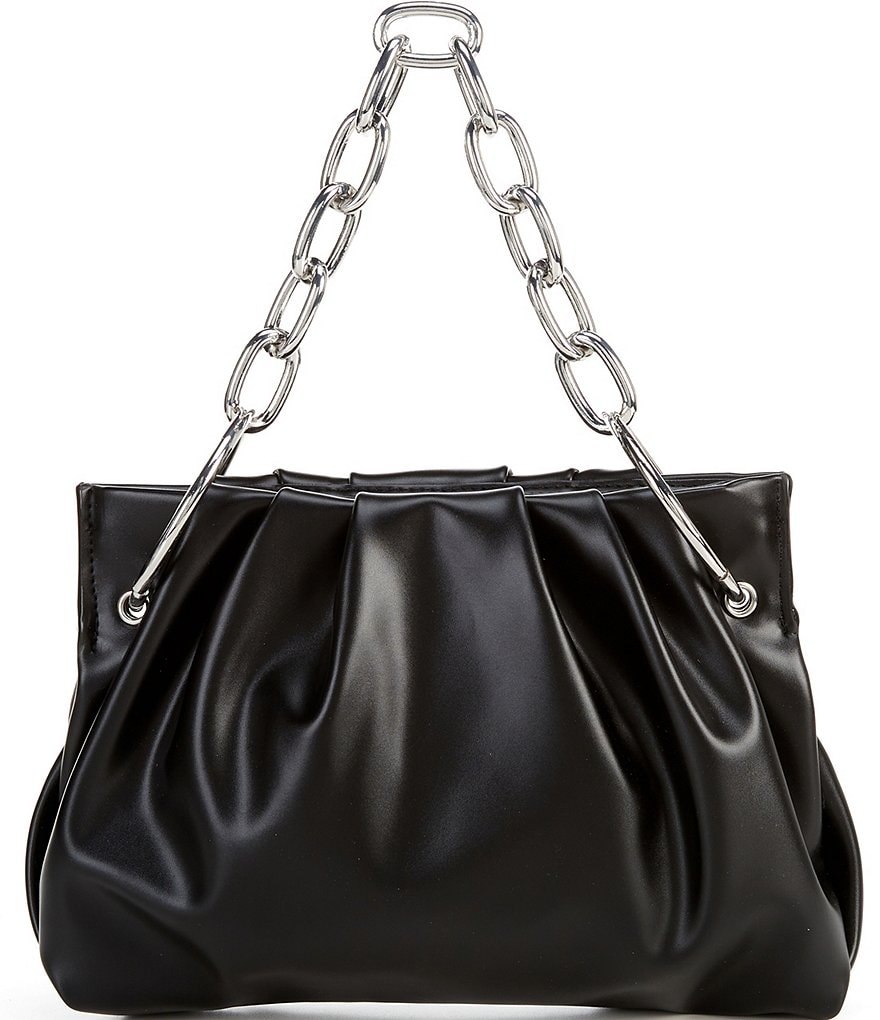 House of Want Chill Vegan Leather Chain Strap Framed Clutch Bag