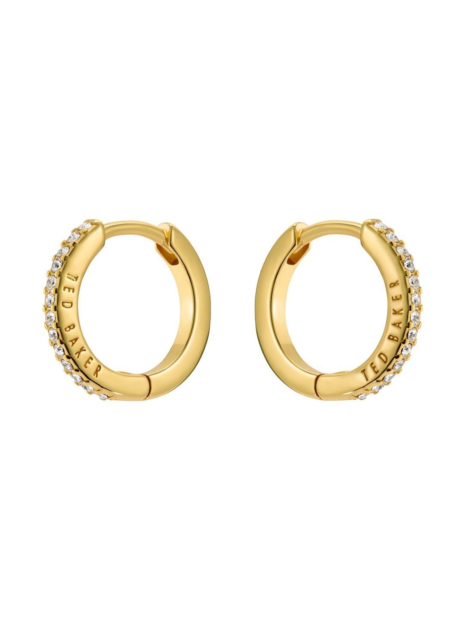 Ted Baker HEPLIE: Crystal Hoop Earrings (14mm)