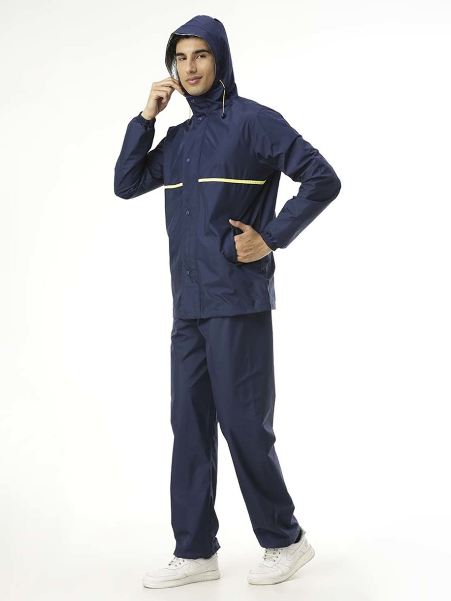 Zeel Navy Raincoat Set