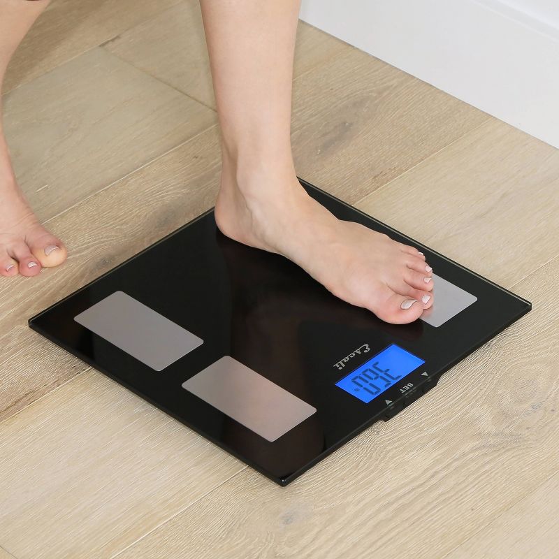 Goal Tracking Body Composition Bath Scale Black- Escali