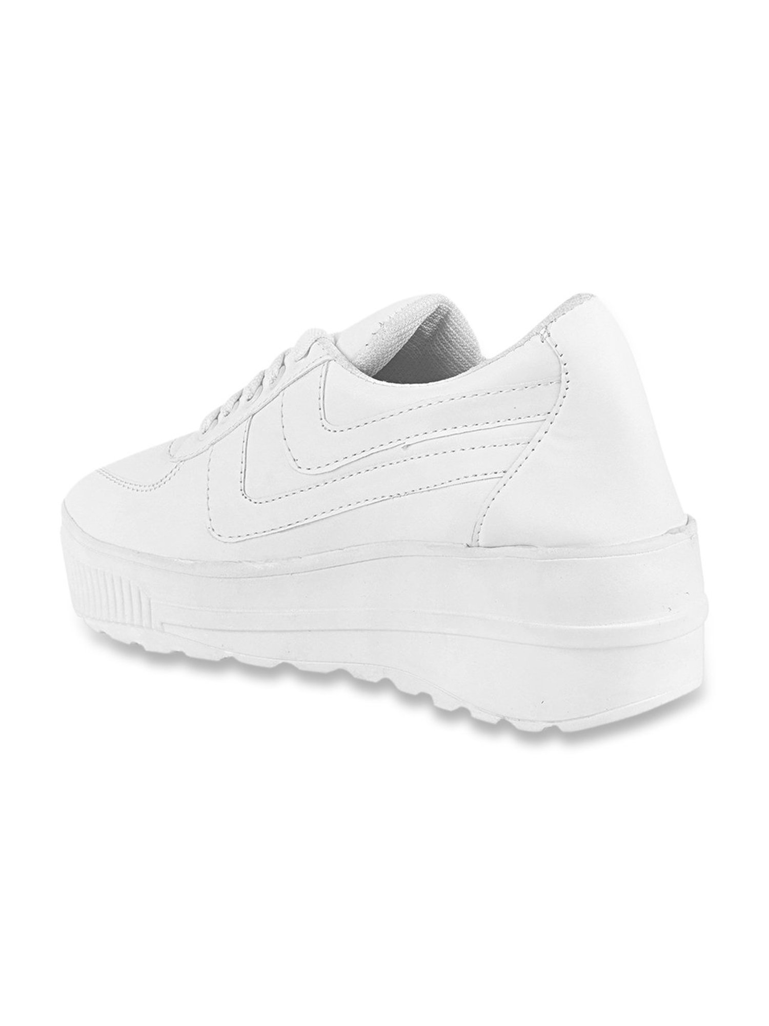 Shoetopia Women's White Sneakers