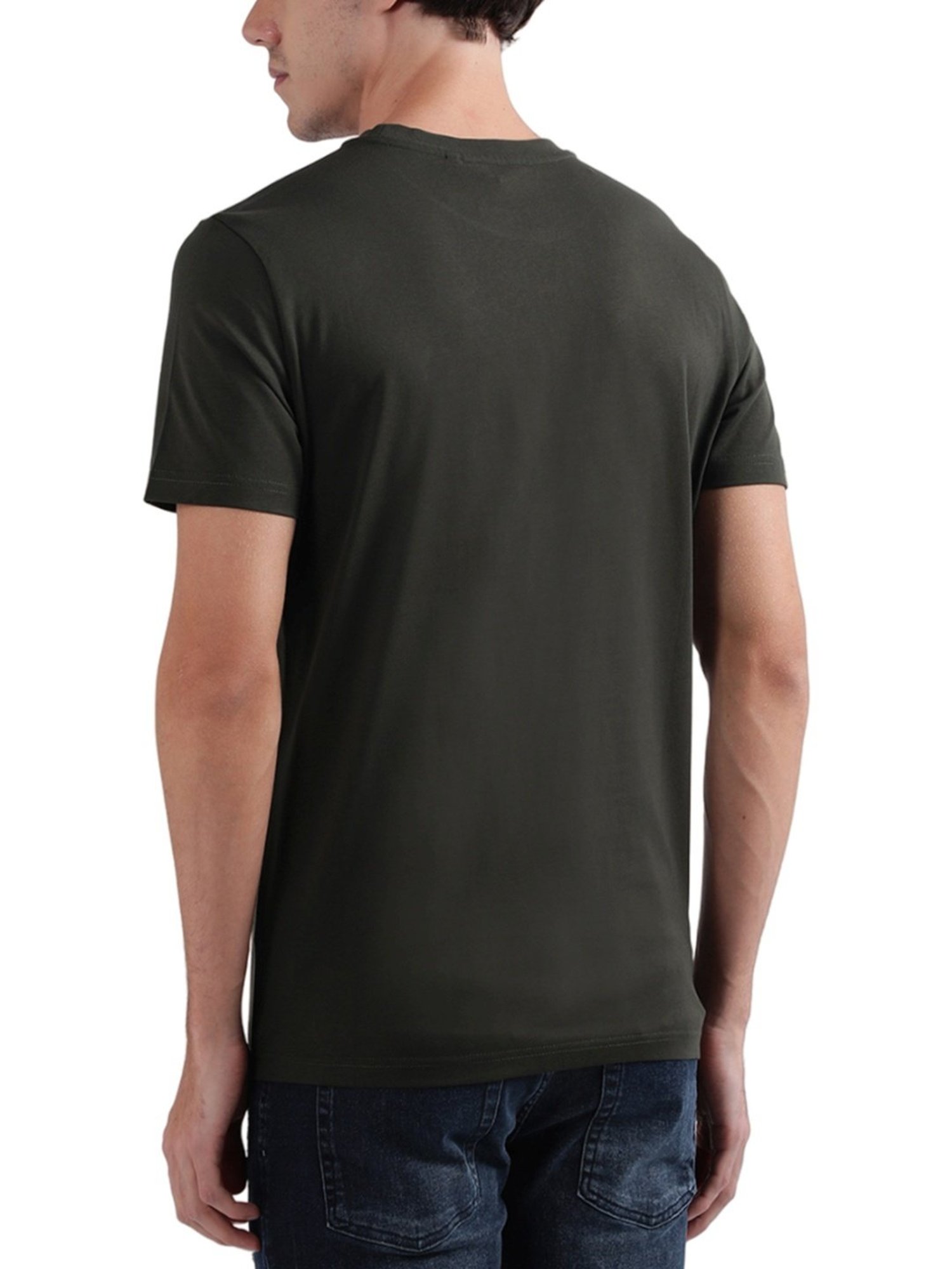 Antony Morato Green Cotton Regular Fit T-Shirt