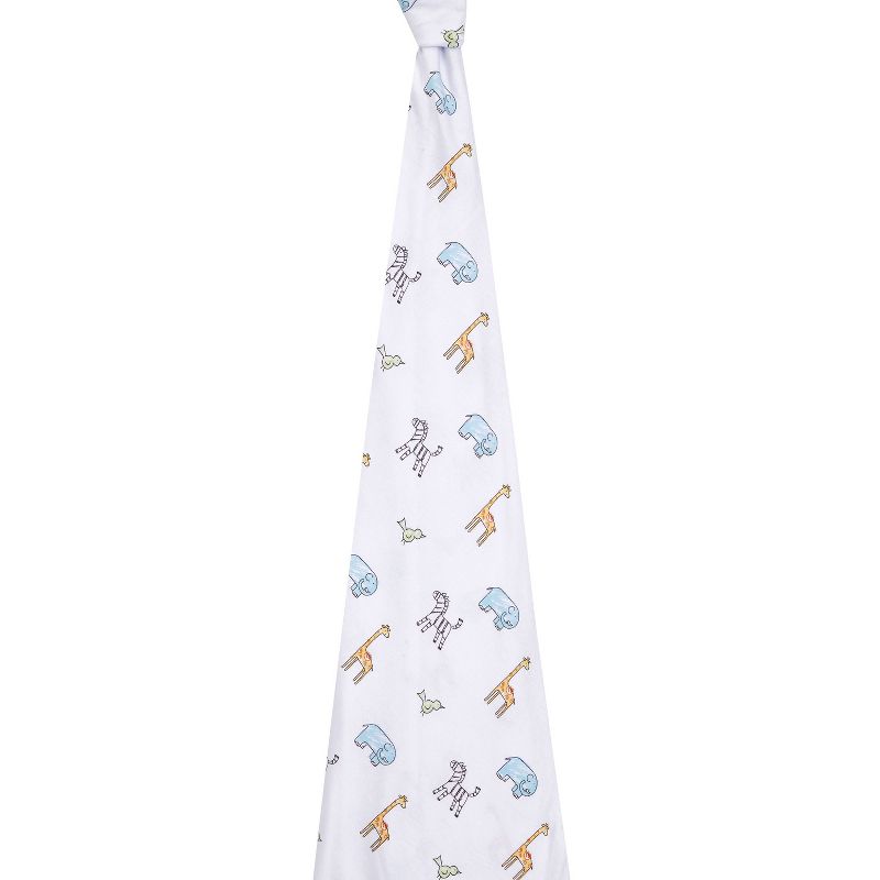 aden + anais Comfort Knit Swaddle Jungle Jammin