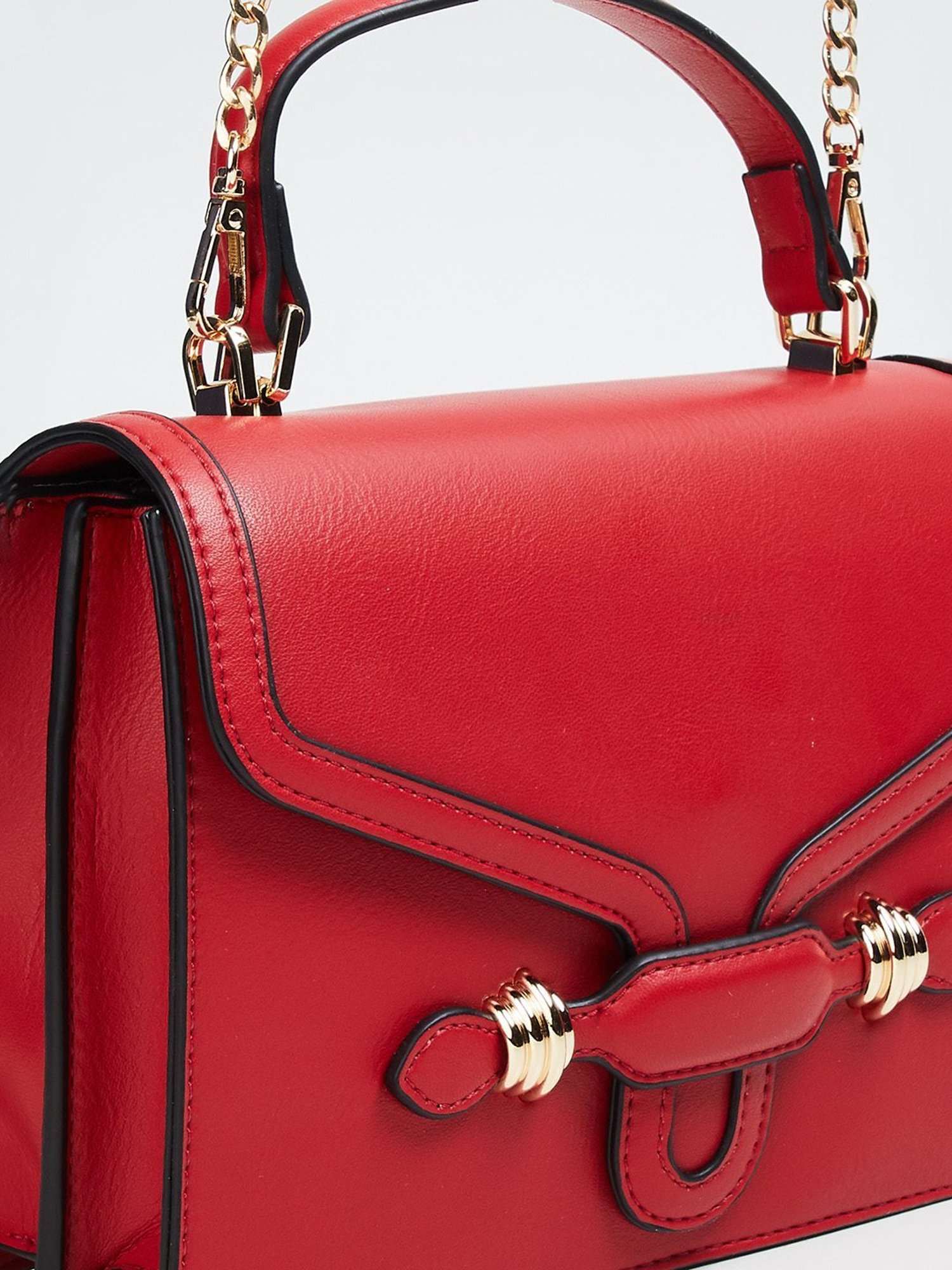 Code by Lifestyle Red Satchel Handbag