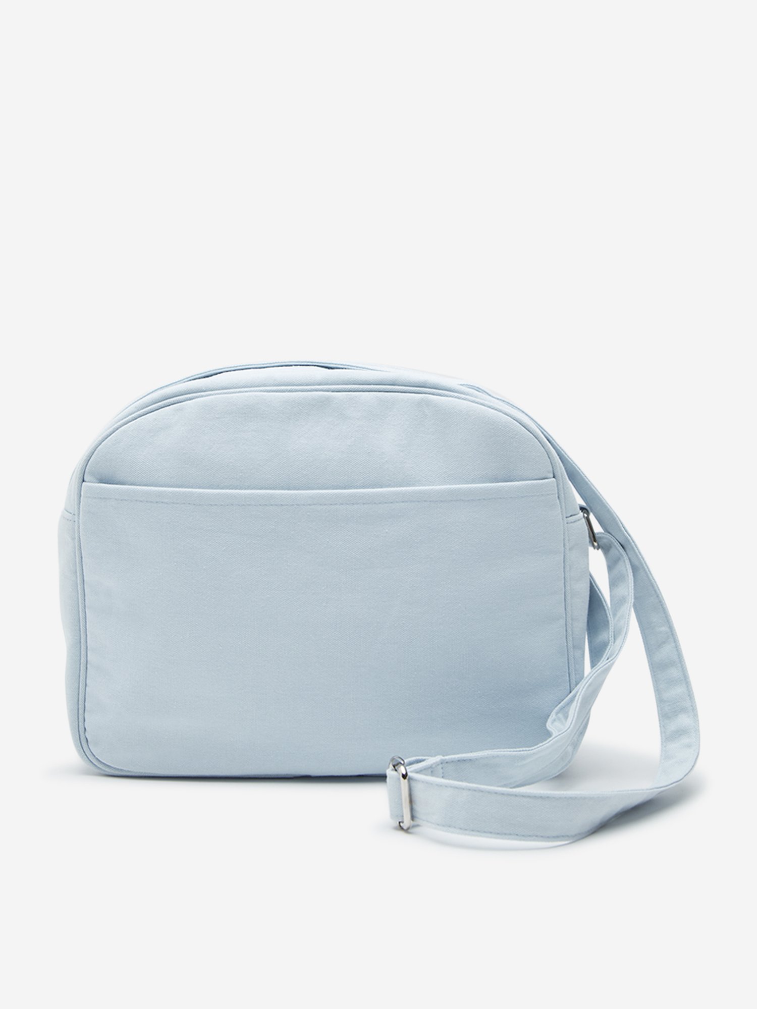 HOP Baby by Westside Light Blue Animal Design Cotton Changing Bag