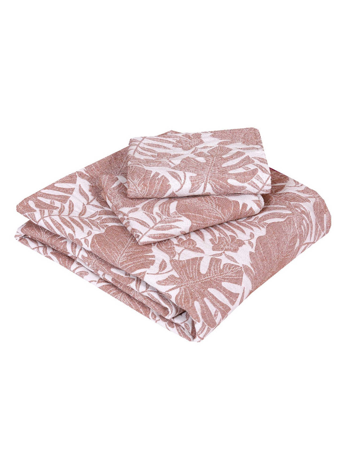 Romee Beige Cotton Printed Bed Covers