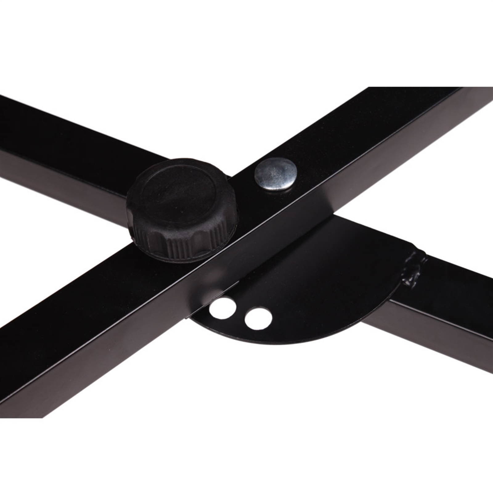 Glarry Single-tube X-type Keyboard Stand Black