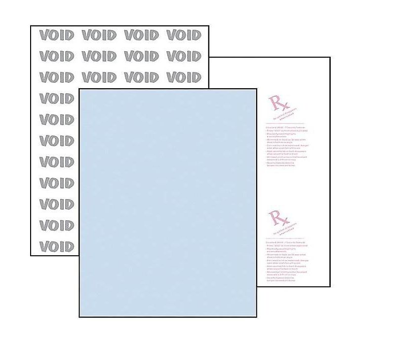 DocuGard Security Paper 24lbs 8-1/2 x 11 Blue 500/Ream 04545