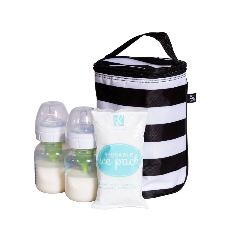 J.L. Childress TwoCOOL Double Bottle Cooler - Black Stripe - 30qt