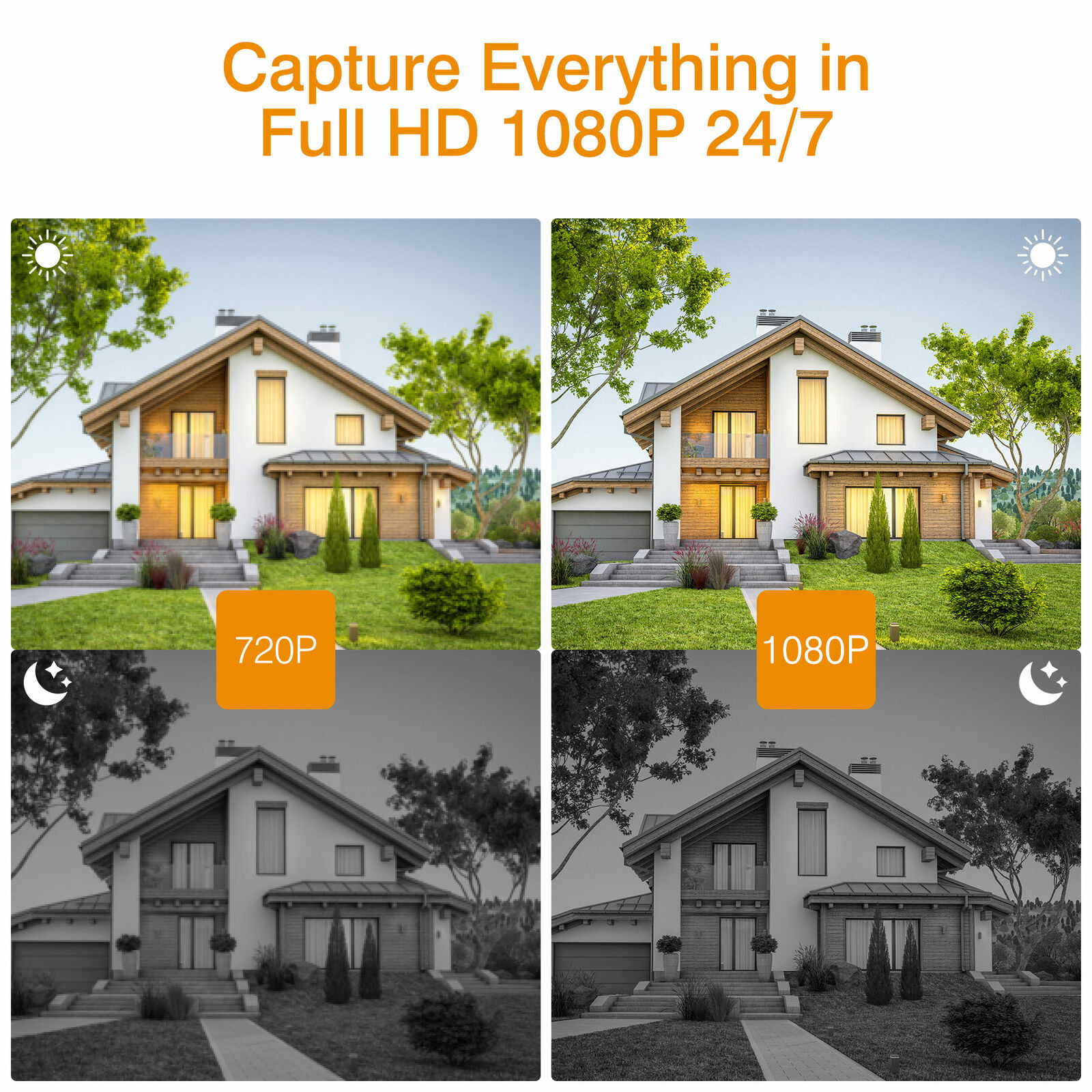 Wireless WIFI 1080P Security Camera 8CH NVR Outdoor IP Camera System CCTV IR CUT