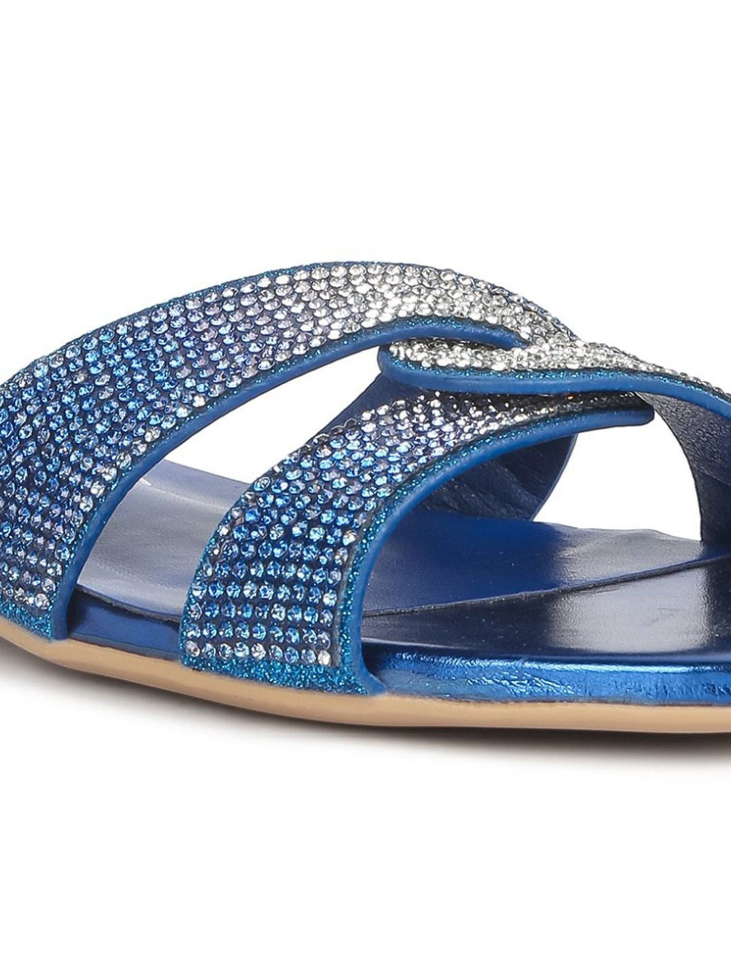London Rag Women's Blue Casual Sandals